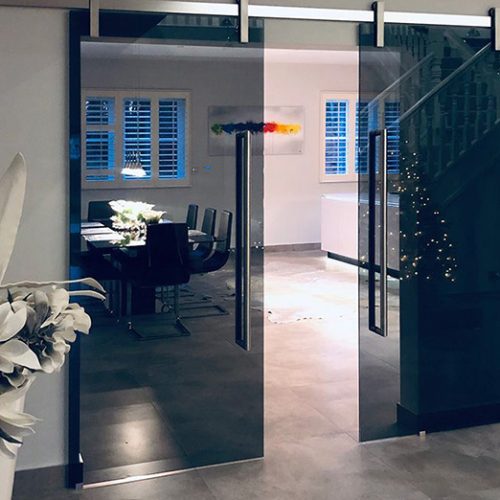 glass sliding doors